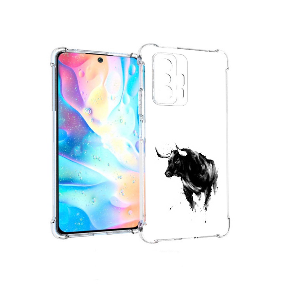 

Чехол MyPads Tocco для Xiaomi 11T Pro бык (PT163474.285.254), Прозрачный, Tocco