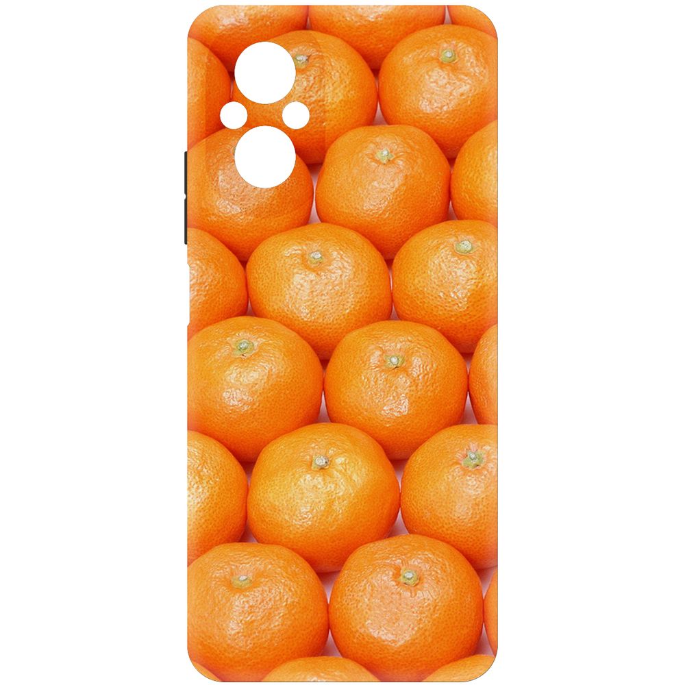 

Чехол-накладка Krutoff Soft Case Мандаринки для Realme C67 черный