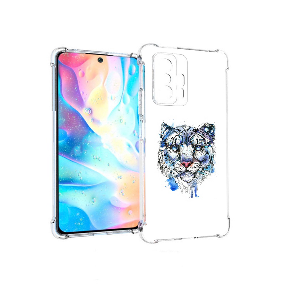 

Чехол MyPads Tocco для Xiaomi 11T Pro водяной тигр (PT163474.285.263), Прозрачный, Tocco