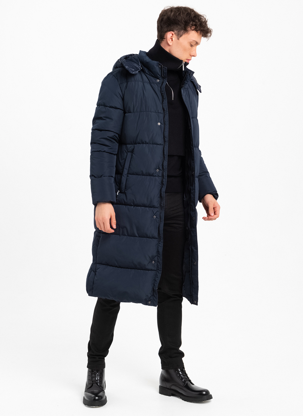 

Зимняя куртка мужская Amimoda 65197 синяя 58 RU, 65197