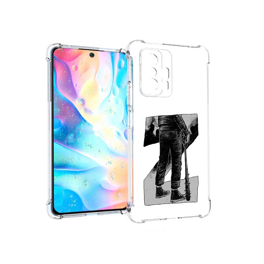

Чехол MyPads Tocco для Xiaomi 11T Pro воин черно белый (PT163474.285.265), Tocco