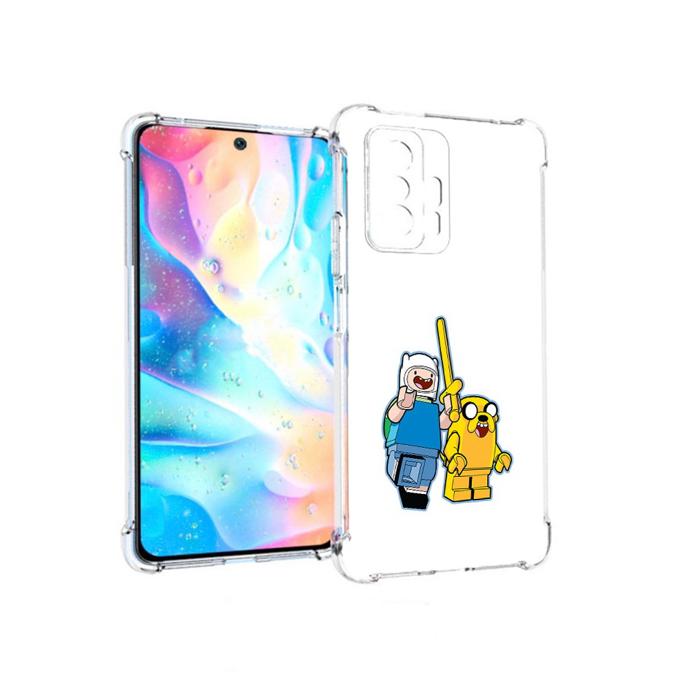 

Чехол MyPads Tocco для Xiaomi 11T Pro время приключений лего (PT163474.285.274), Прозрачный, Tocco