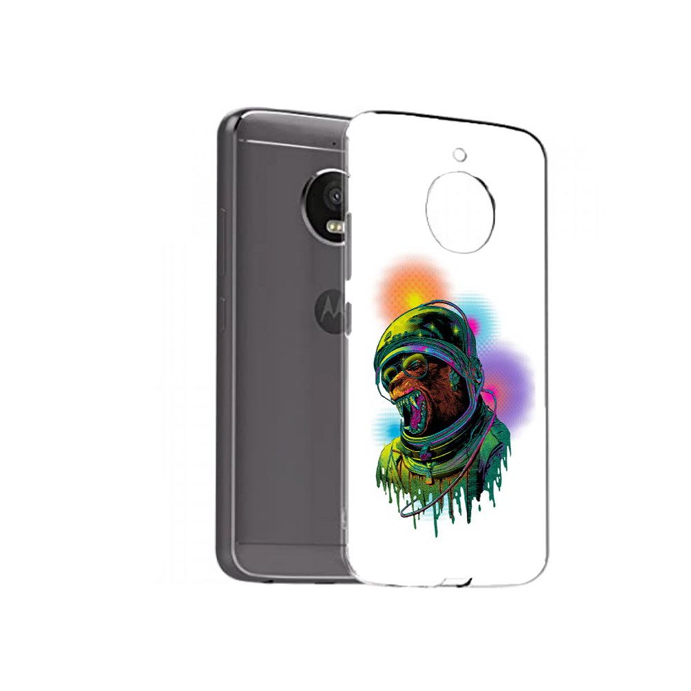 

Чехол MyPads Tocco для Motorola Moto E4 Plus медведь космонавт (PT100001.341.466), Прозрачный, Tocco