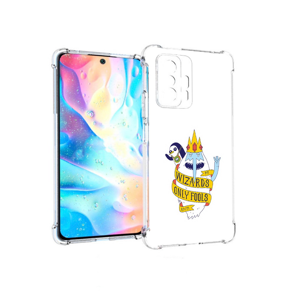 

Чехол MyPads Tocco для Xiaomi 11T Pro время приключений снежный король (PT163474.285.278), Прозрачный, Tocco