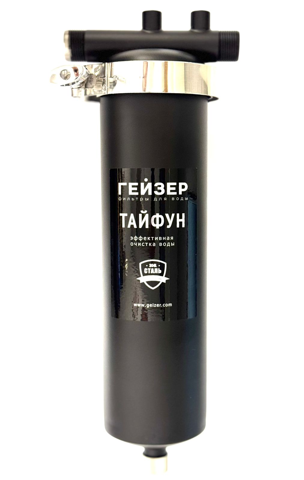 

Корпус фильтра 10SL Гейзер Тайфун black 50699, Черный, Тайфун black