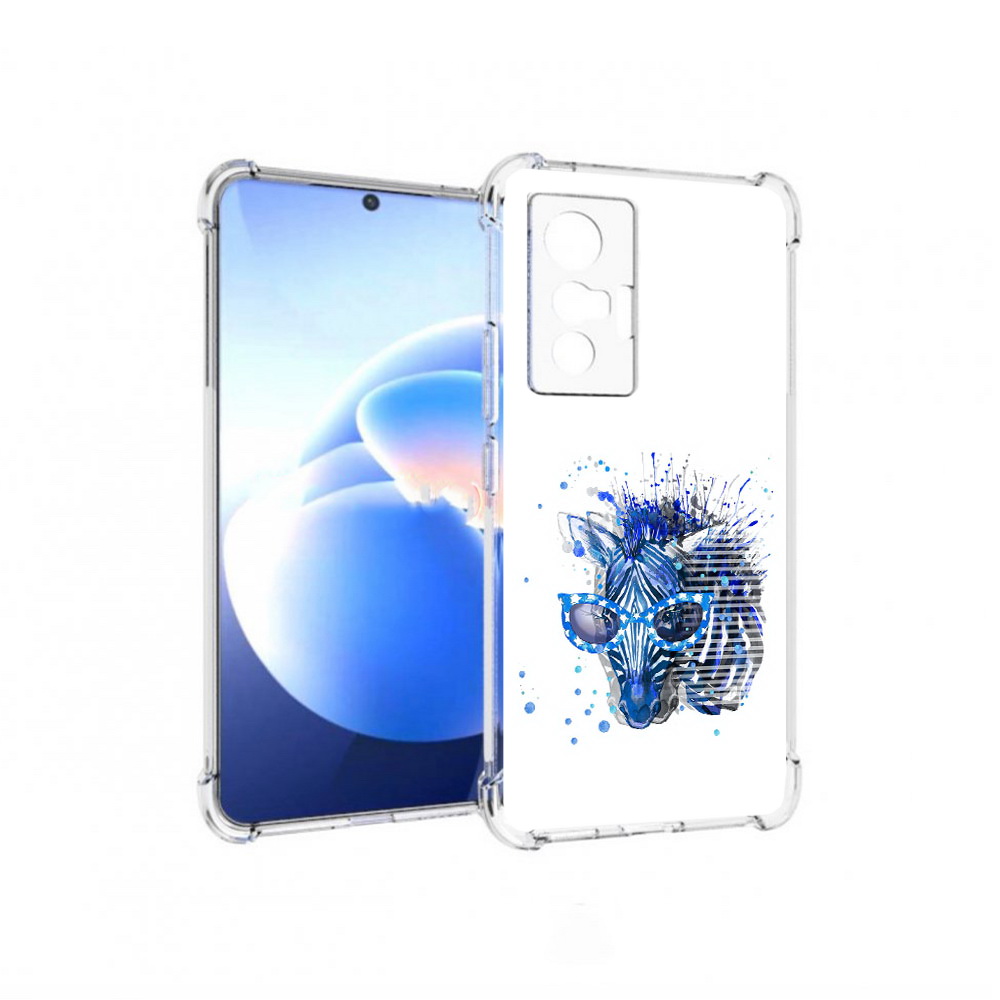 

Чехол MyPads Tocco для Vivo X70 расплывчатая зебра, Прозрачный, Tocco