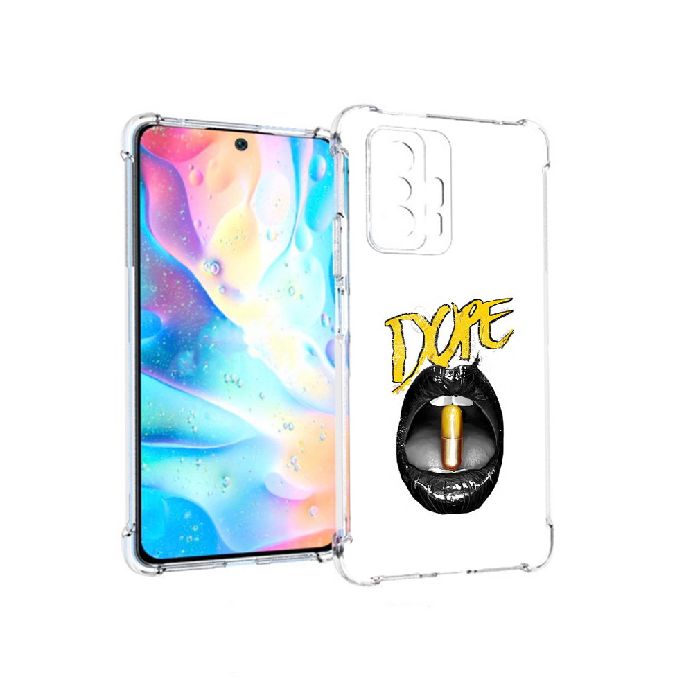 

Чехол MyPads Tocco для Xiaomi 11T Pro губы (PT163474.285.303), Прозрачный, Tocco