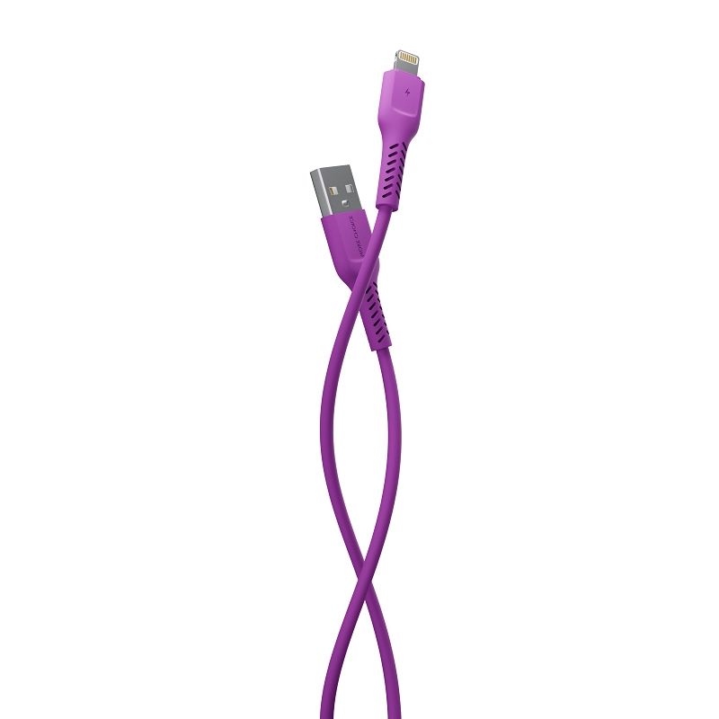 Дата-кабель More choice K16i  USB 2.0A для Lightning 8-pin TPE 1м Purple