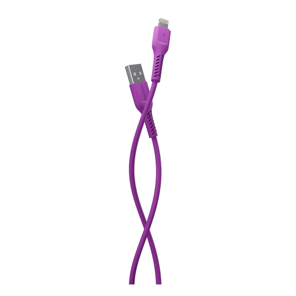 фото Дата-кабель usb 2.0a для apple 8-pin more choice k16i purple