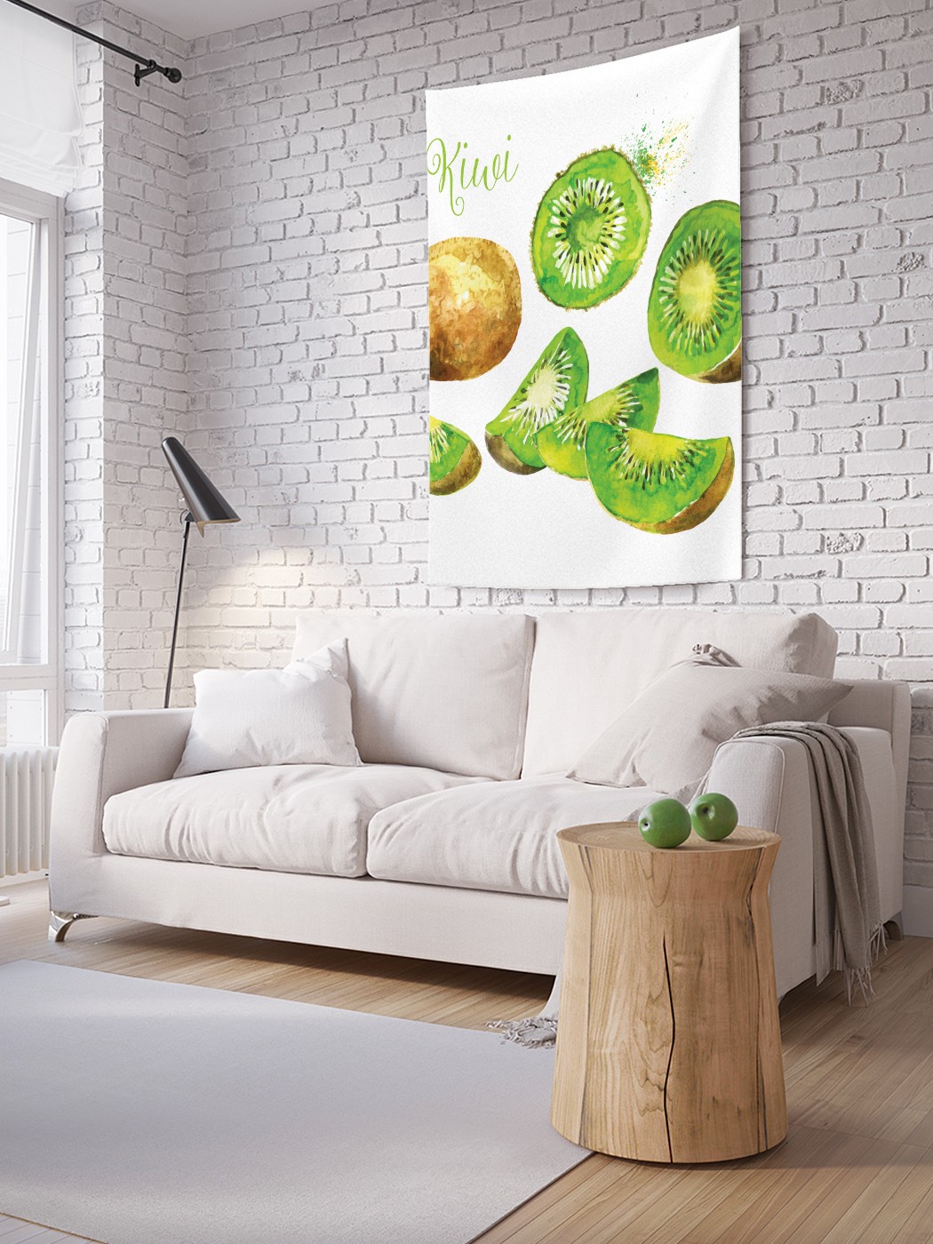 

Вертикальное фотопанно на стену JoyArty Киви 150x200 см, Киви