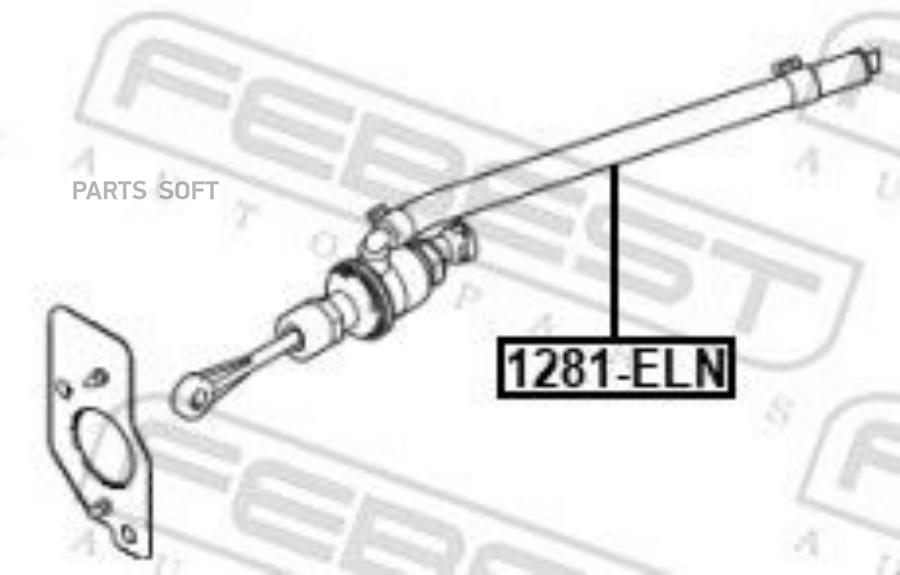 ЦИЛИНДР СЦЕПЛЕНИЯ ГЛАВНЫЙ FEBEST 1281eln