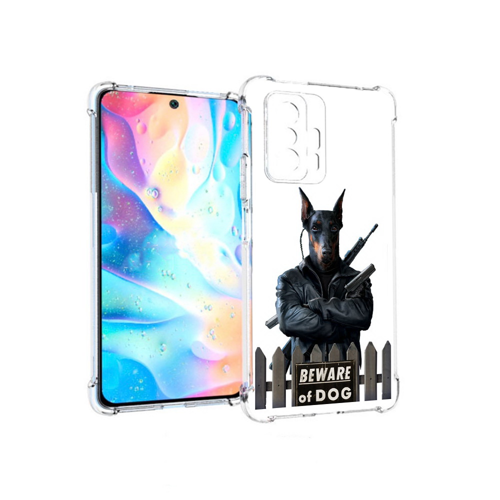 

Чехол MyPads Tocco для Xiaomi 11T Pro доберман (PT163474.285.332), Прозрачный, Tocco