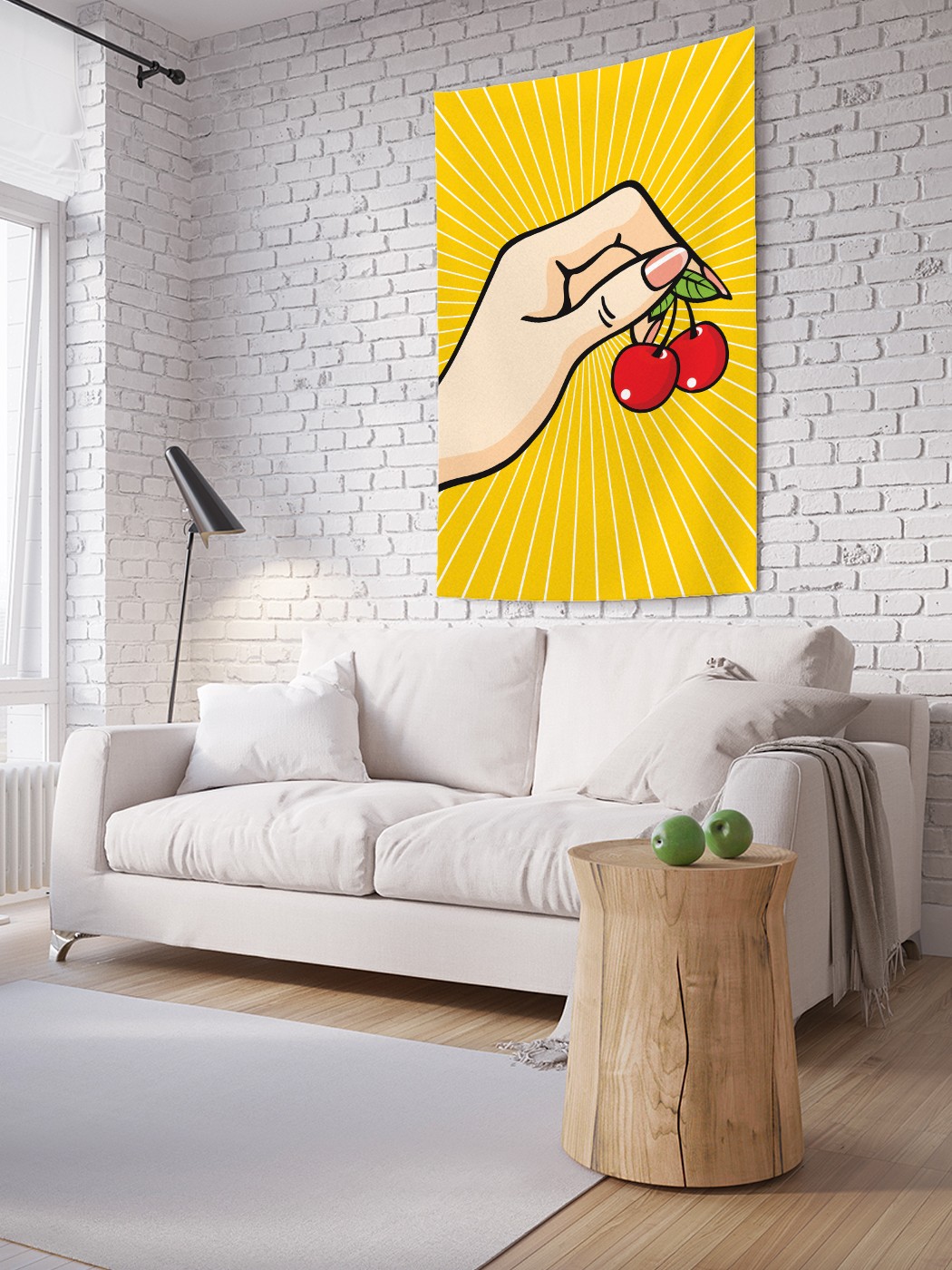 

Вертикальное фотопанно на стену JoyArty Вишенка 150x200 см, Вишенка