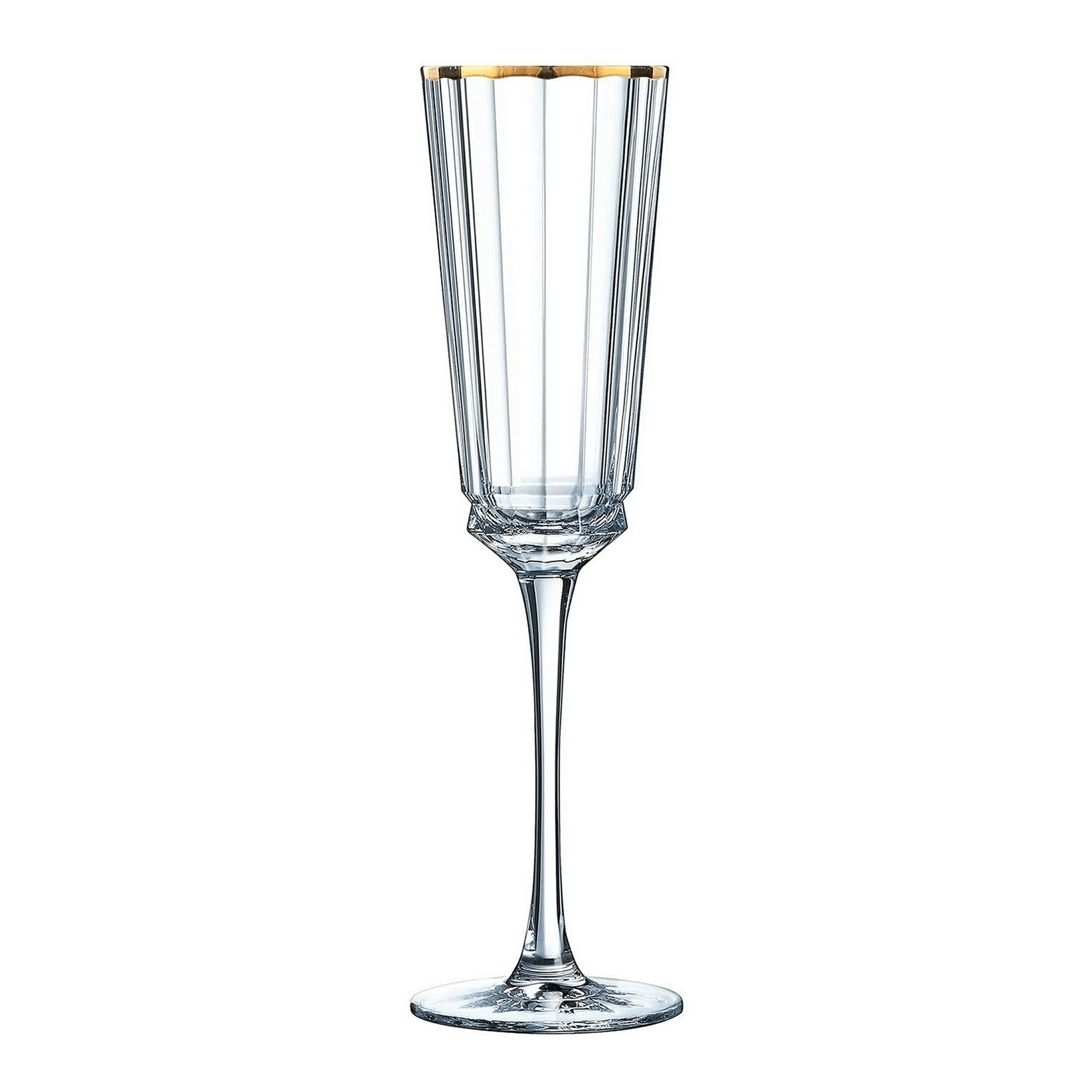 фото Бокалы для шампанского cristal d`arques macassar gold 170 мл х 6 шт cristal d'arques