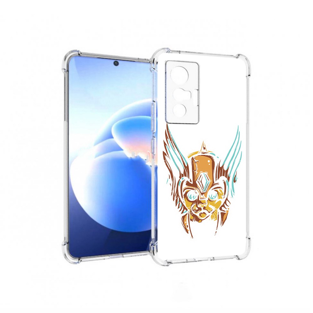 

Чехол MyPads Tocco для Vivo X70 тор абстракция, Прозрачный, Tocco