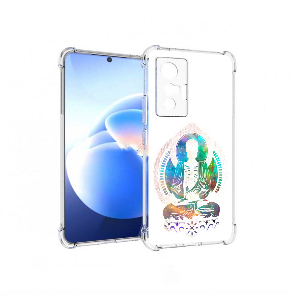 

Чехол MyPads Tocco для Vivo X70 умный скелет, Прозрачный, Tocco