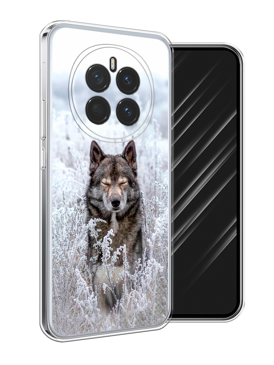 

Чехол Awog на Honor Magic 7 "Волк в поле", Белый;черный, 6125550-1