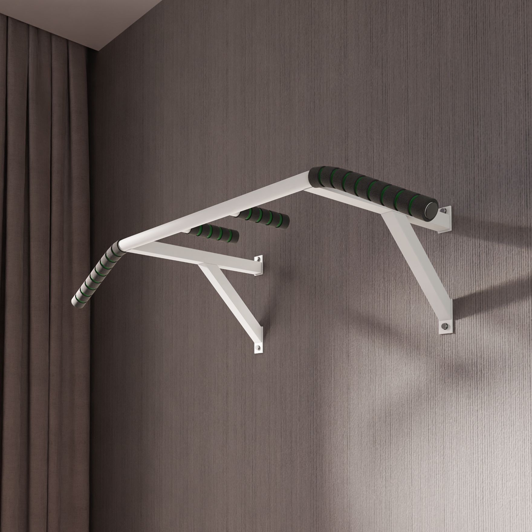 Турник МойТурник цельносварной настенный 3 хвата