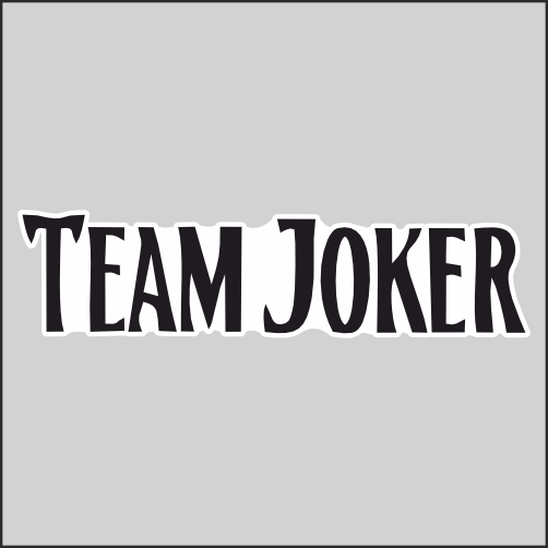 

Наклейка Наклейки за Копейки Team Joker 20х5 см, sb-ППП-178