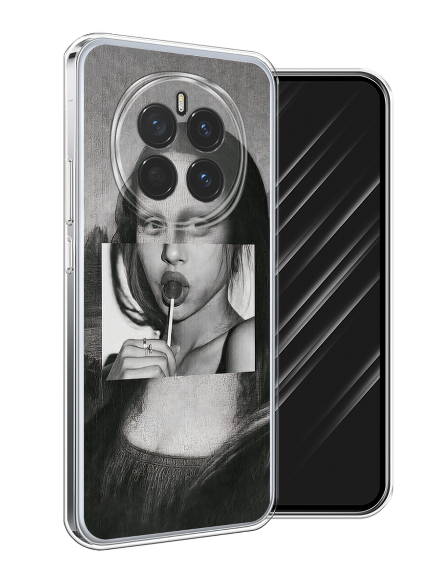 

Чехол Awog на Honor Magic 7 "Mona Lisa sucking lollipop", Серый, 6125550-1