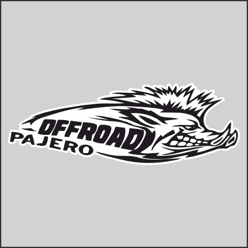 

Наклейка Наклейки за Копейки Кабан, Offroad 20х7см, sb-ППП-193