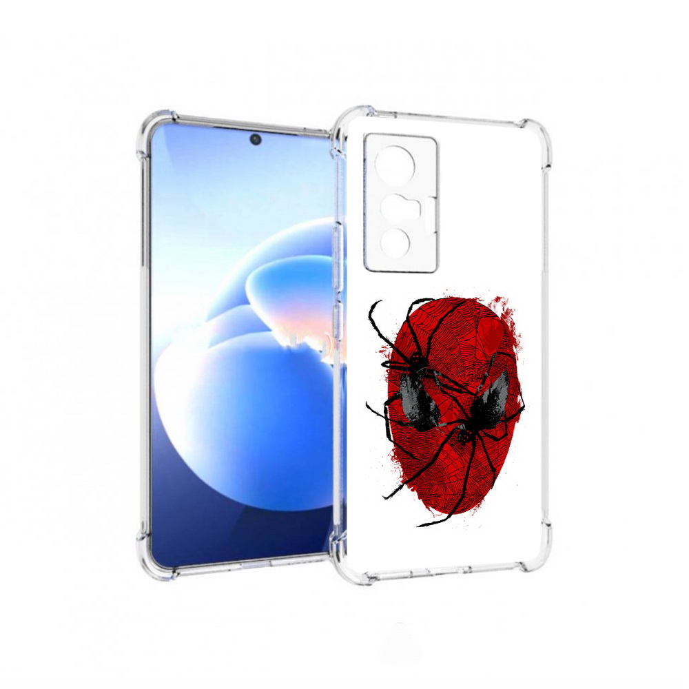 

Чехол MyPads Tocco для Vivo X70 человек паук, Прозрачный, Tocco