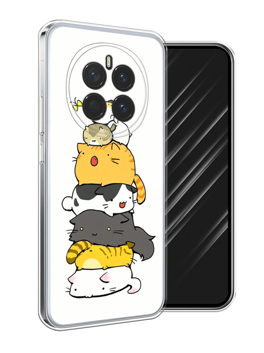 

Чехол Awog на Honor Magic 7 "Бутерброд из котиков", Коричневый;белый;серый, 6125550-1