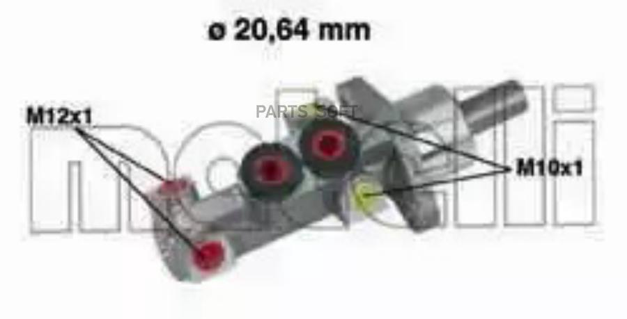 

Главный Тормозной Цилиндр METELLI 050388