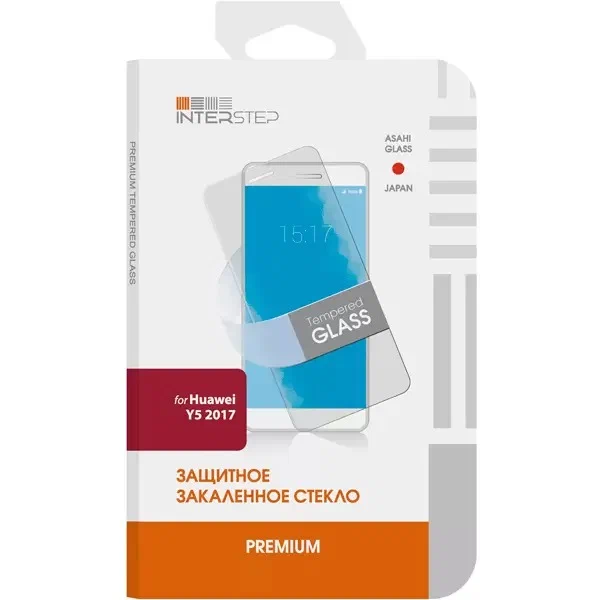

Защитное закалённое стекло InterStep Tempered Glass для Huawei Y5 2017 (55676), 55676