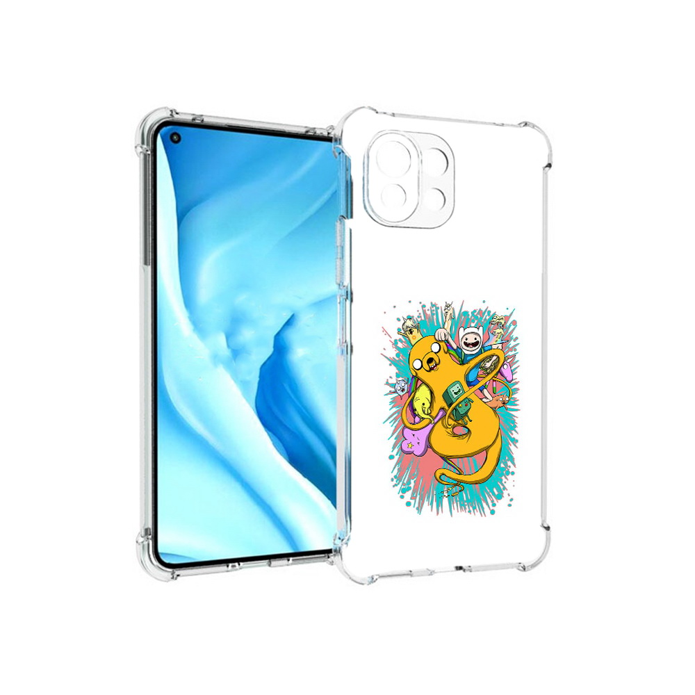 

Чехол MyPads Tocco для Xiaomi Mi 11 Lite время приключений рисунок (PT159462.256.276), Прозрачный, Tocco
