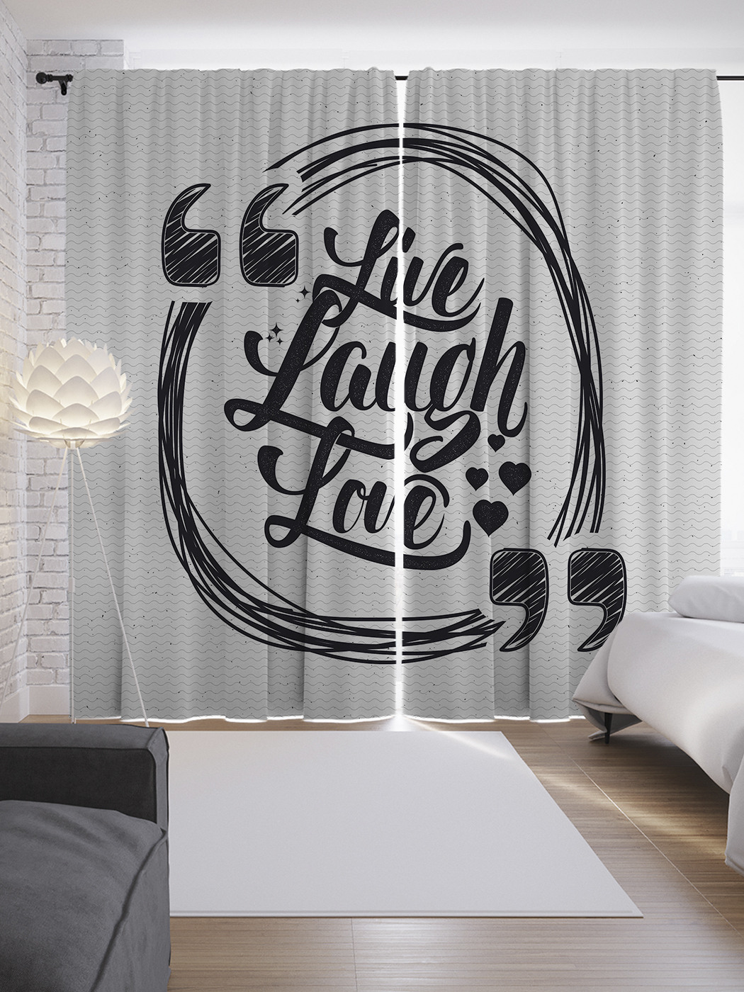 

Шторы JoyArty с фотопечатью "Цитата в кавычках" из сатена, 290х265 см, Цитата в кавычках