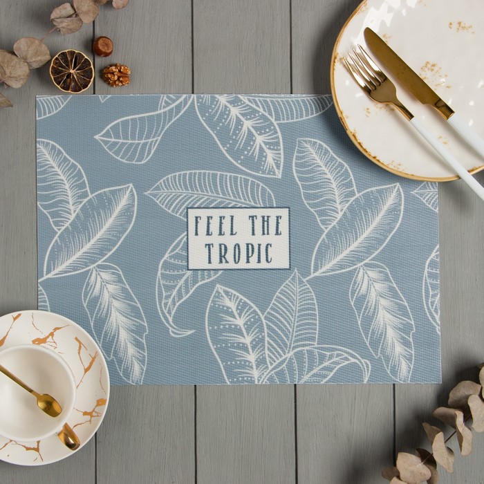

Салфетка на стол Доляна "Feel the tropic" ПВХ 40*29см, Feel the tropic