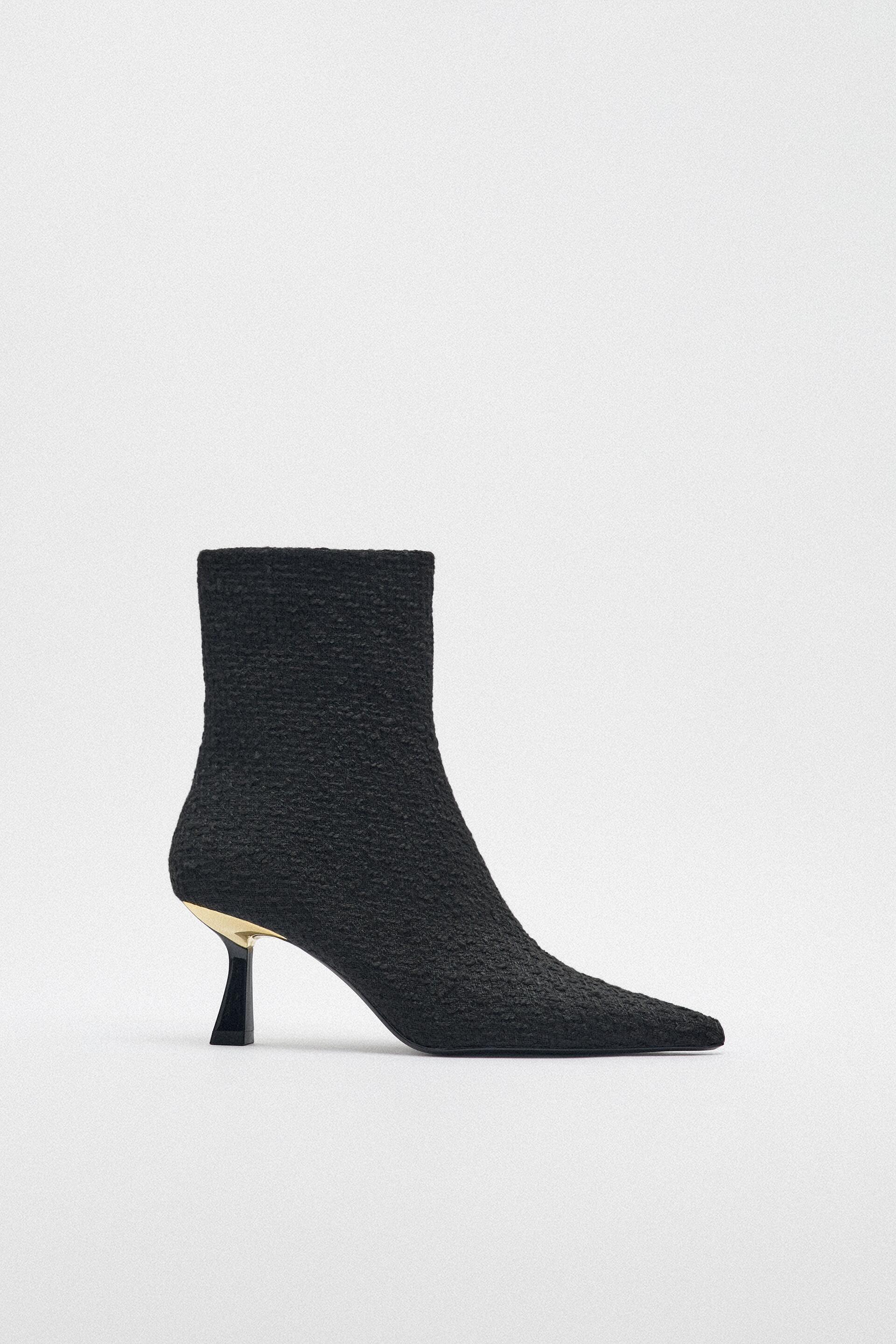 

Ботильоны женские ZARA 197525 черные 41 RU (доставка из-за рубежа), 197525