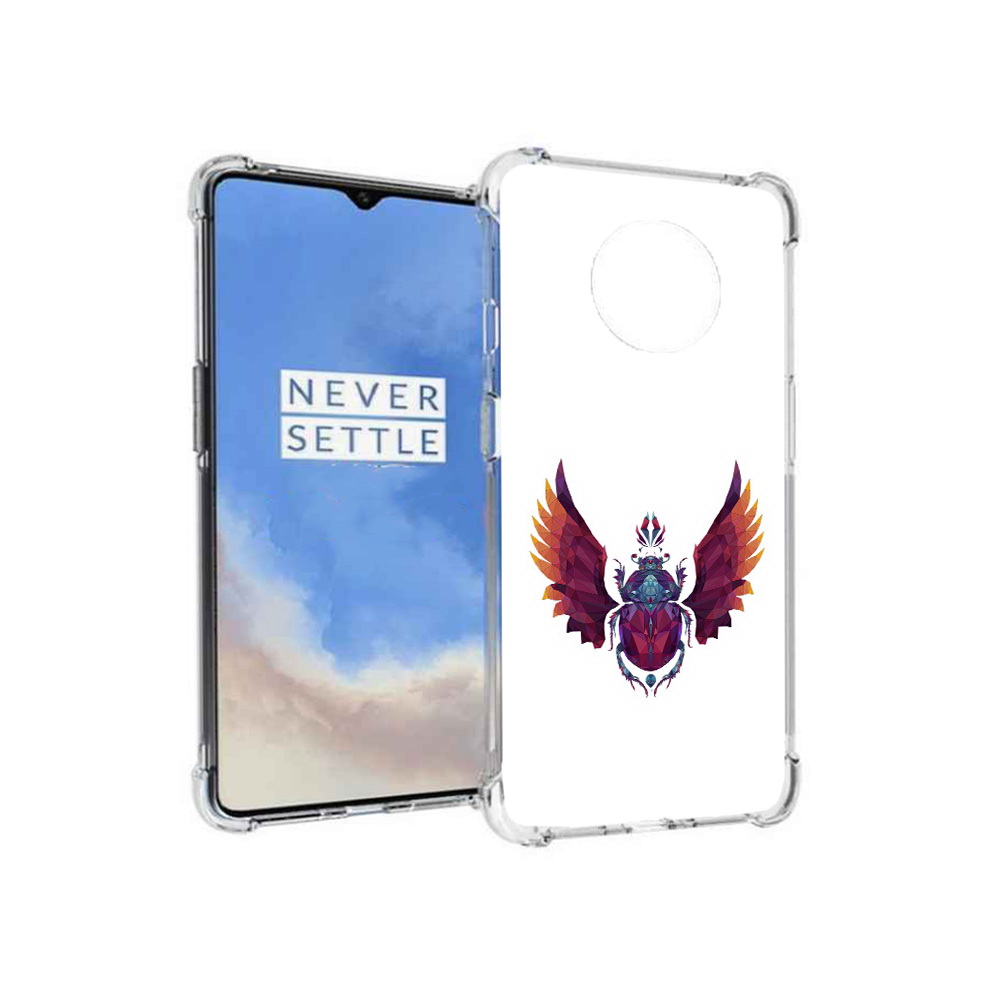 

Чехол MyPads Tocco для OnePlus 7T алмазный скоробей (PT227044.138.219), Прозрачный, Tocco