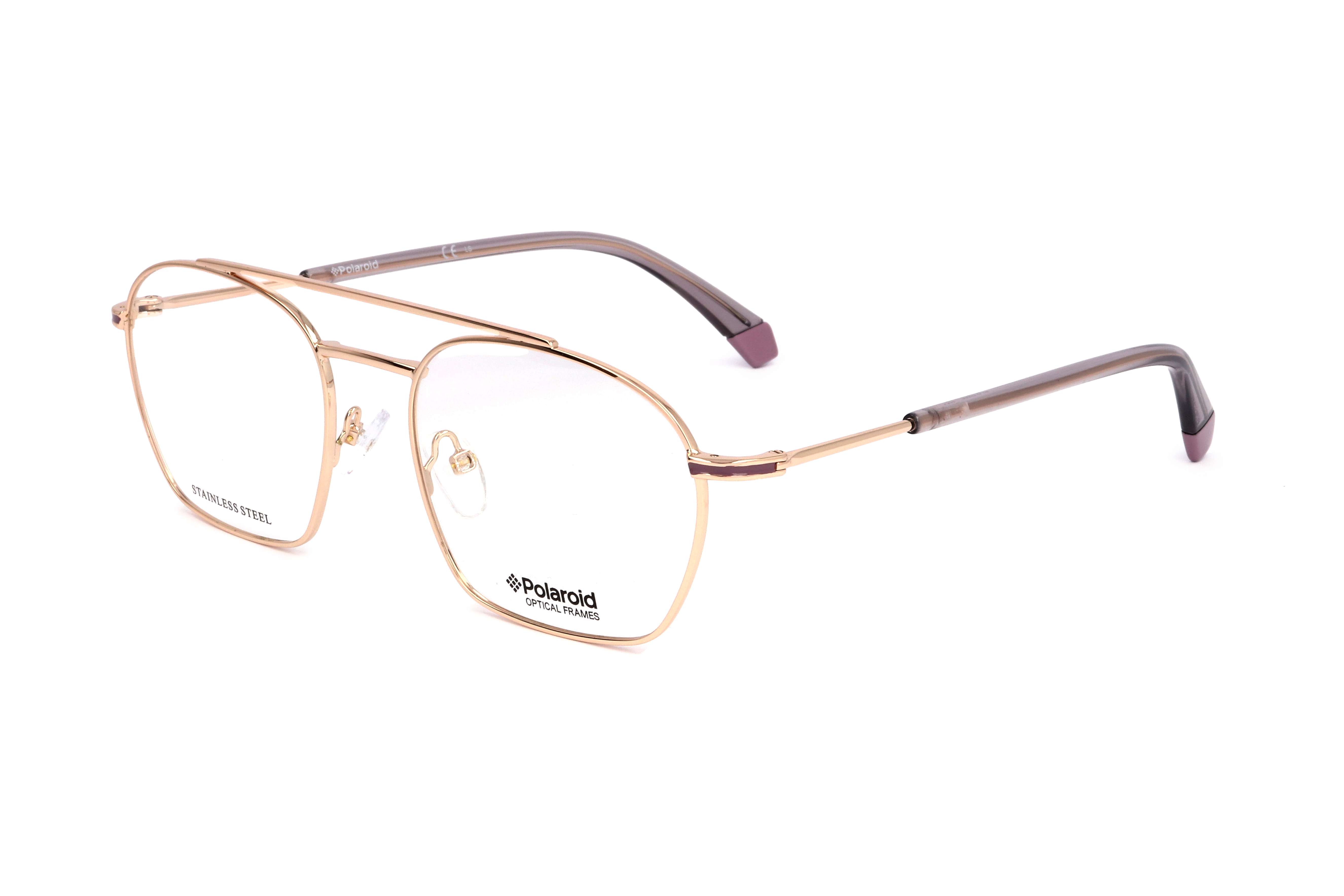 

Оправа для очков мужская Polaroid PLD D385 HZJ золотистая, PLD D385 HZJ