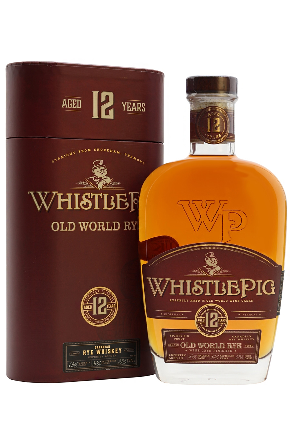 

ВискиWhistlePig 12 Years Old, gift box