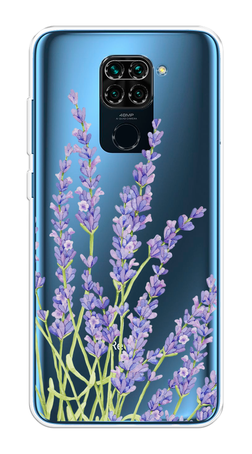 

Чехол на Xiaomi Redmi 10X/Redmi Note 9 "Лавандовые стебли", Фиолетовый;зеленый, 38150-1