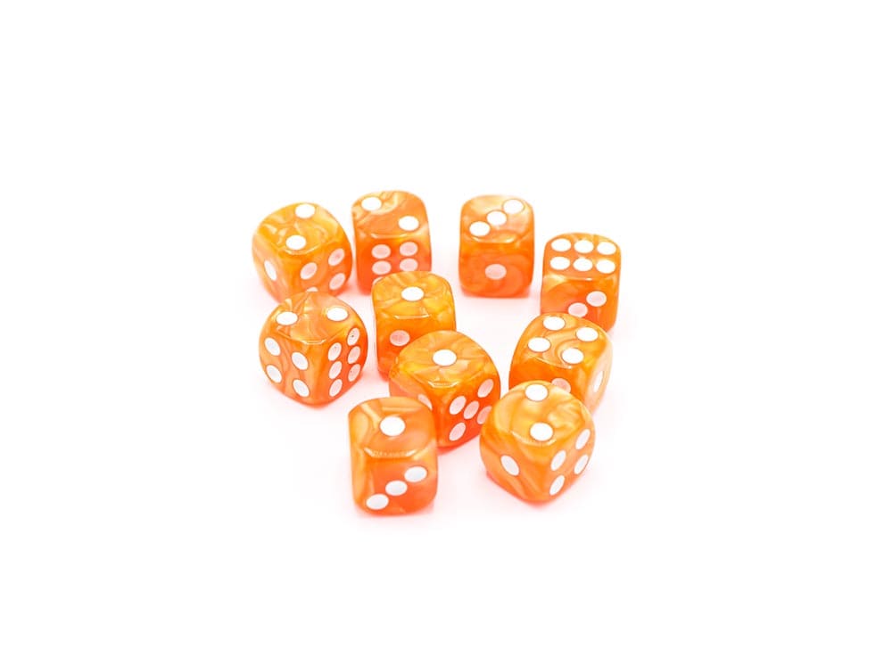 Набор кубиков STUFF PRO d6 (10 шт, 16мм, нефритовые) оранжевые набор игральных кубиков pandora box studio простые d6 16мм 12 шт бело