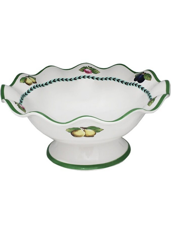 

Фруктовница на ножке Фрукты Lenardi 25 см 105-831, Белый