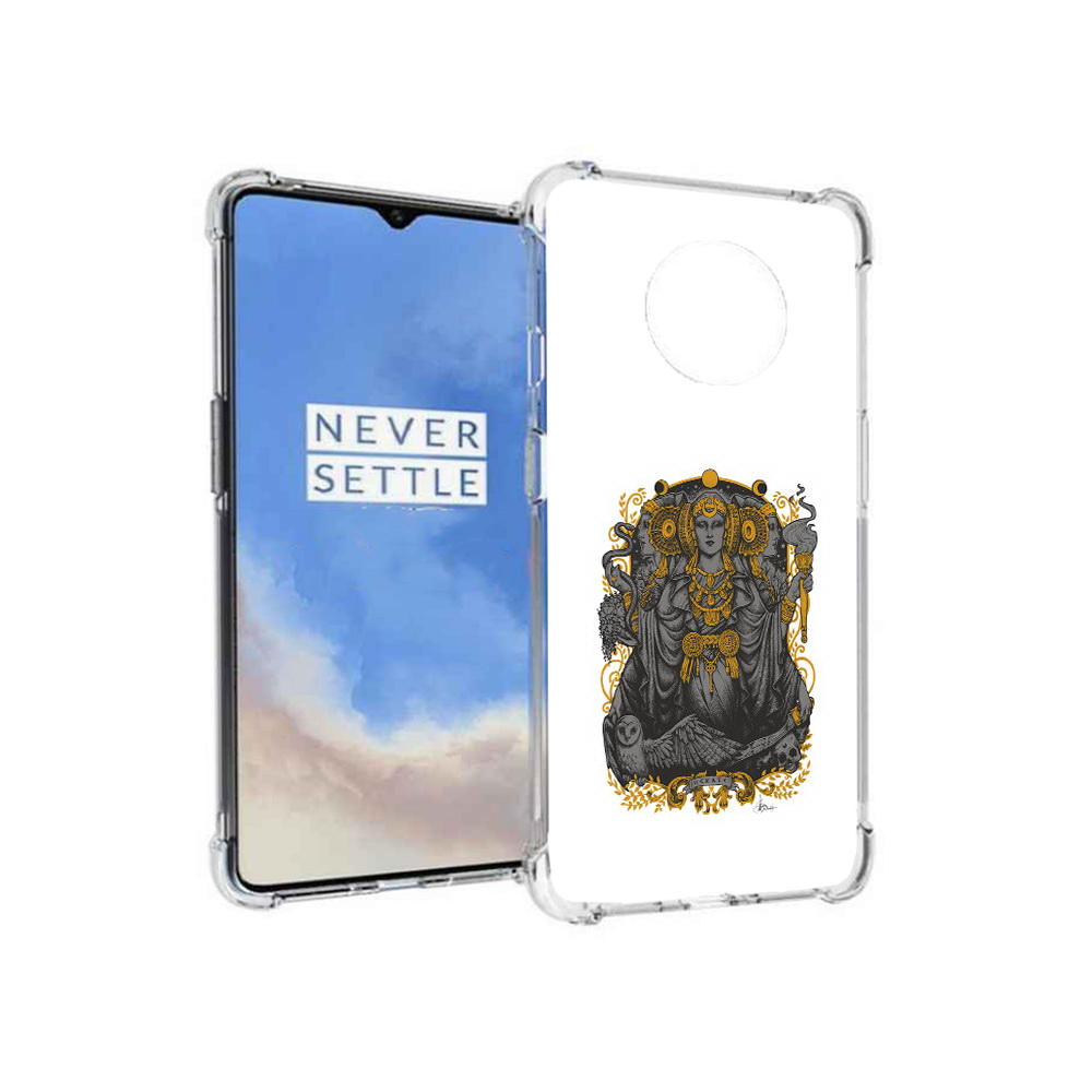 

Чехол MyPads Tocco для OnePlus 7T божество с золотыми элементами (PT227044.138.241), Прозрачный, Tocco