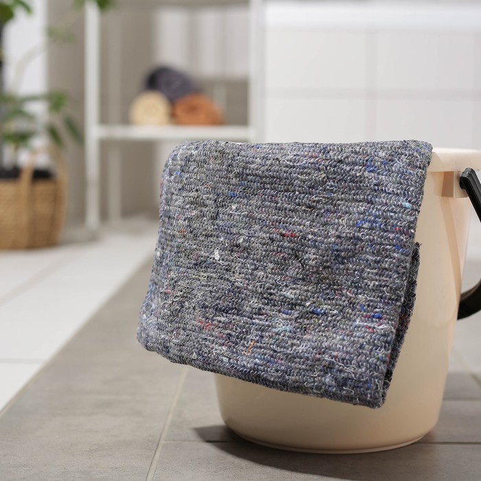 

Салфетка хозяйственная с оверлоком Доляна, 6075 см, плотность 170 г/м, строчка 2,5 мм, цв