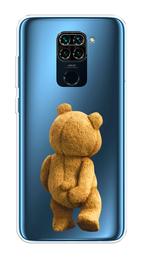 

Чехол на Xiaomi Redmi 10X/Redmi Note 9 "Медвежья спина", Коричневый;прозрачный, 38150-1