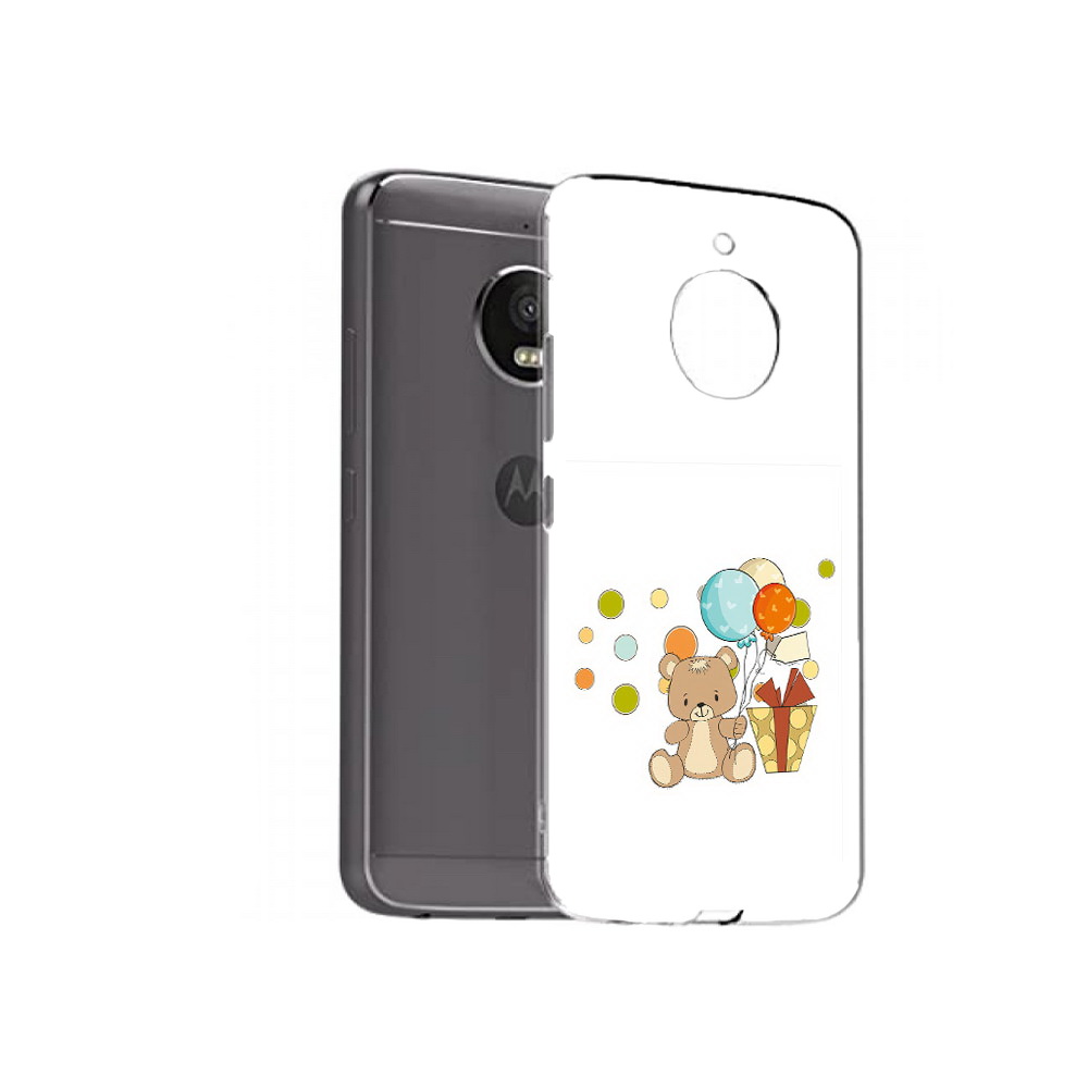 

Чехол MyPads Tocco для Motorola Moto E4 Plus медвеженок с подарком (PT100001.341.470), Прозрачный, Tocco