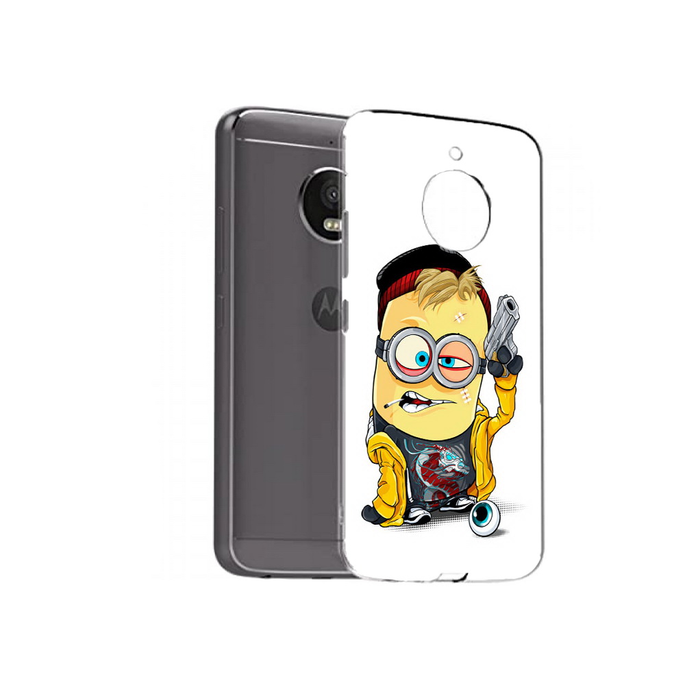 

Чехол MyPads Tocco для Motorola Moto E4 Plus миньон бандит (PT100001.341.475), Прозрачный, Tocco