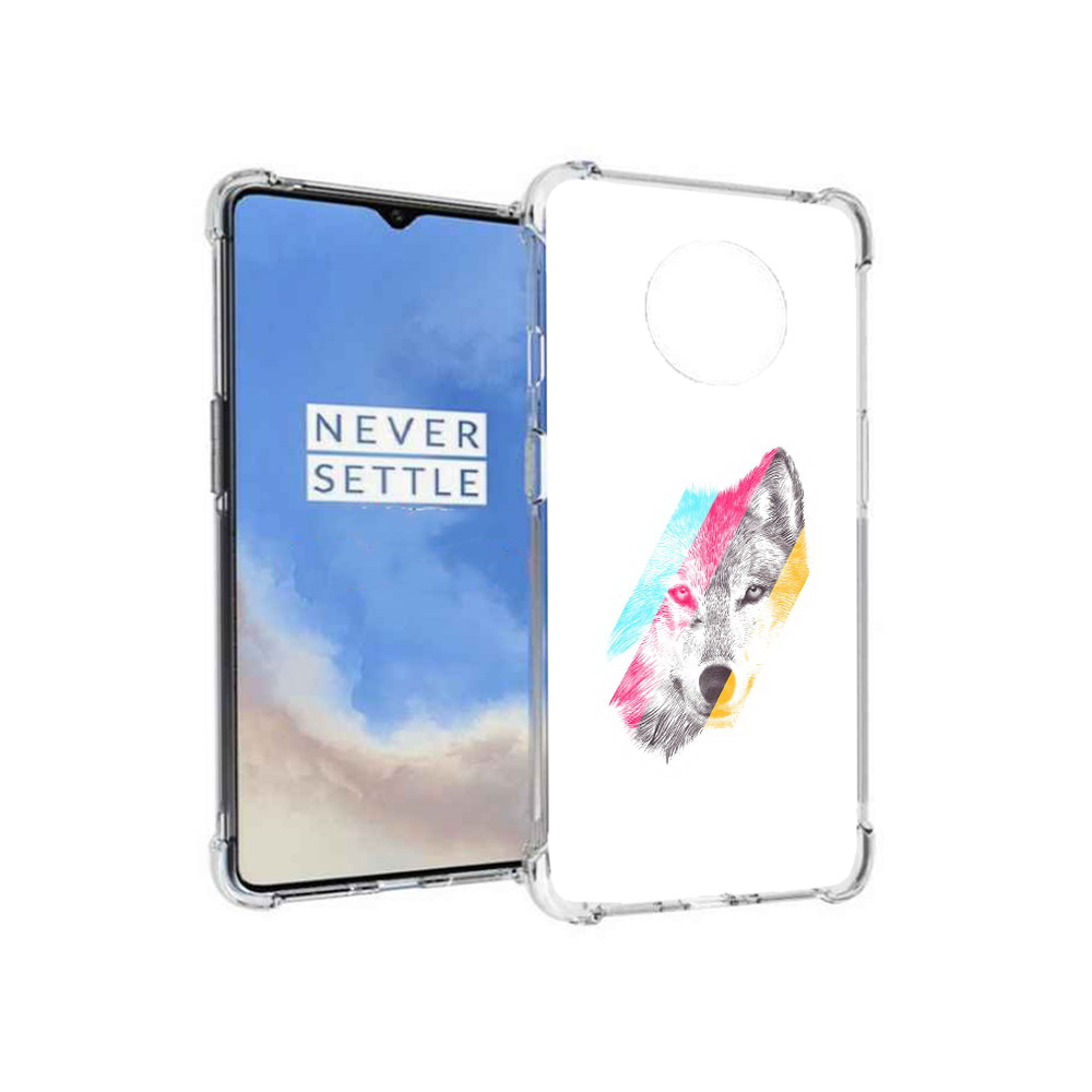 

Чехол MyPads Tocco для OnePlus 7T волк градиент (PT227044.138.268), Прозрачный, Tocco