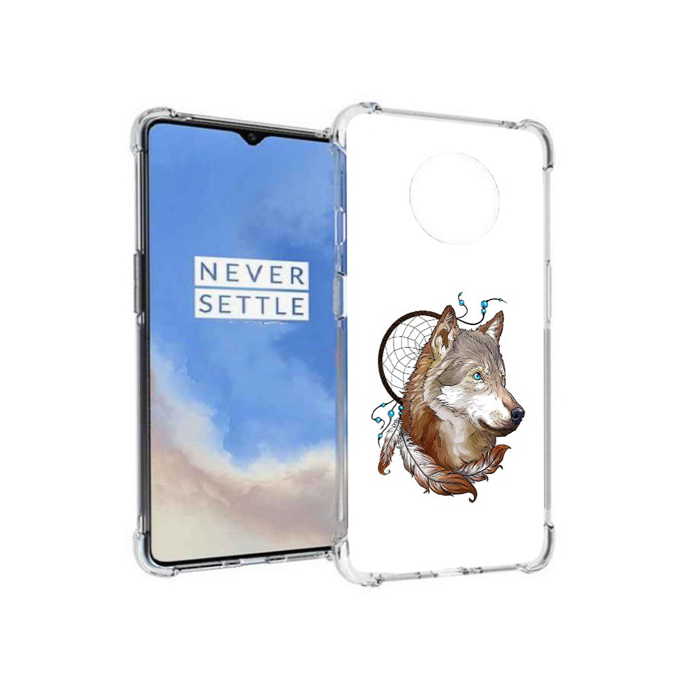 

Чехол MyPads Tocco для OnePlus 7T волк и ловец снов (PT227044.138.269), Прозрачный, Tocco