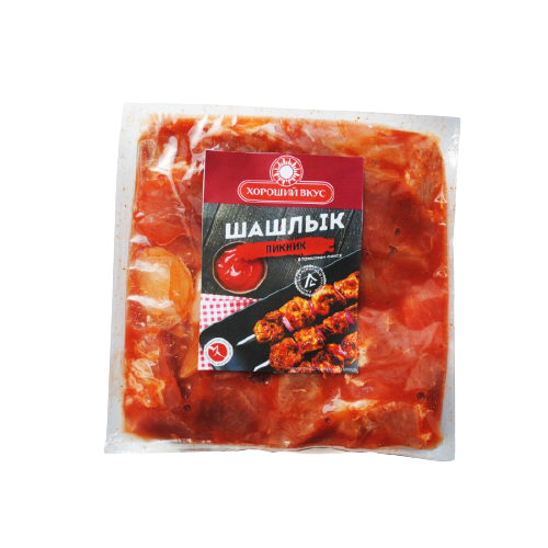 фото Шашлык свиной хороший вкус пикник в томатном соусе +-1 кг