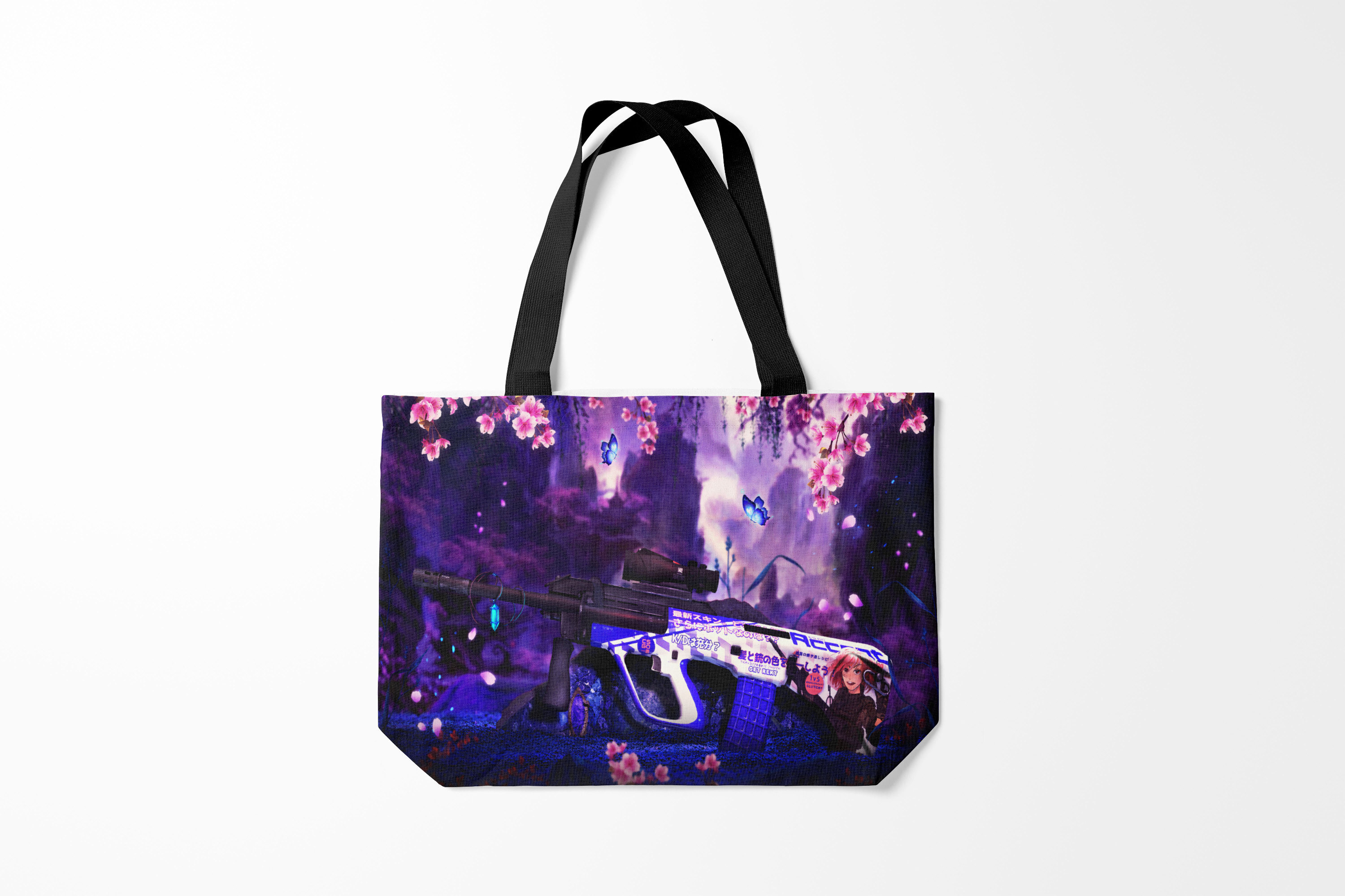 

Сумка шoппер унисекс Burnettie Counter Strike, фиолетовый, Counter Strike