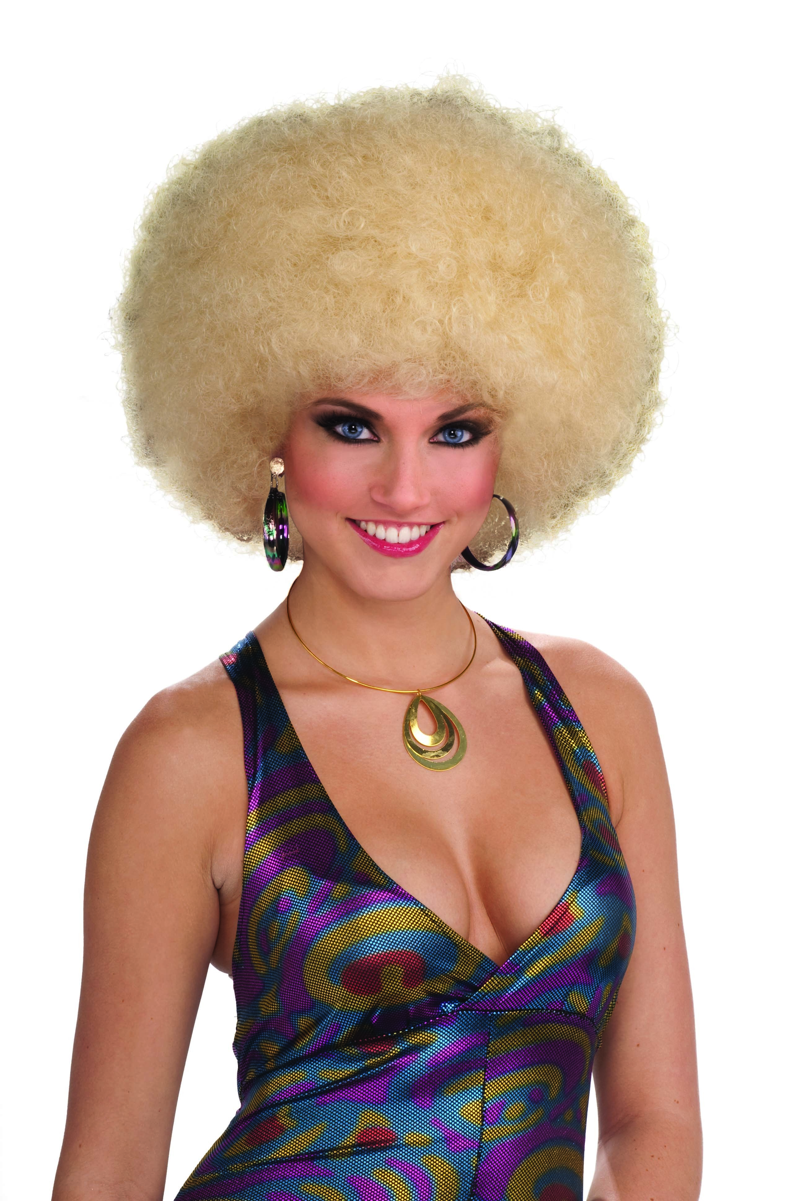 

Парик афро блонд взрослый Forum Novelties f65434, f65434