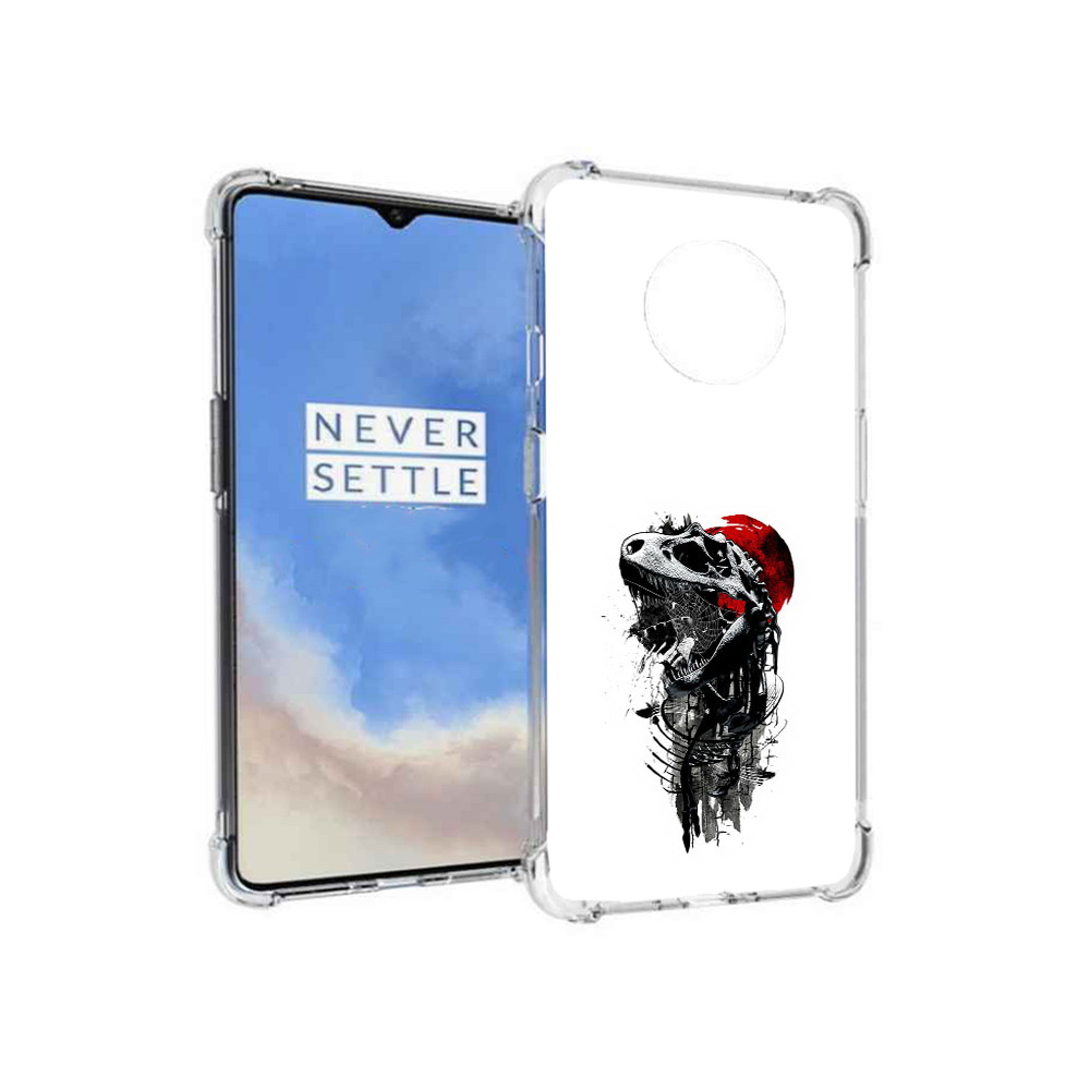 

Чехол MyPads Tocco для OnePlus 7T вымерший динозавр (PT227044.138.284), Прозрачный, Tocco